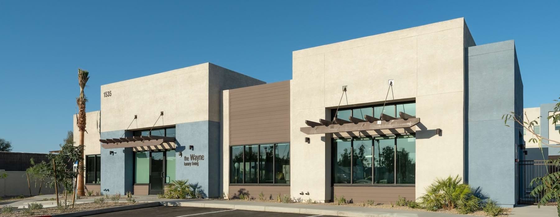 the exterior of a building 